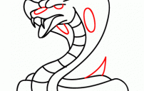 رسم ثعبان