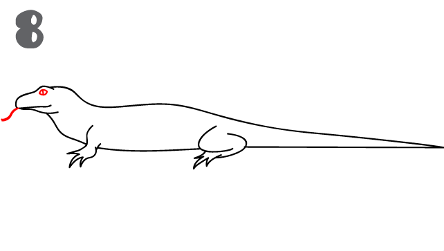 howtodrawakomododragon
