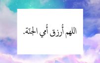 اللهم ارزق امي الجنة