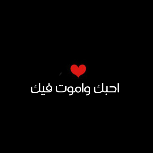 احبك واموت فيك