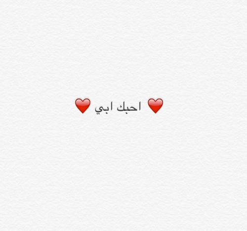 احبك بابا