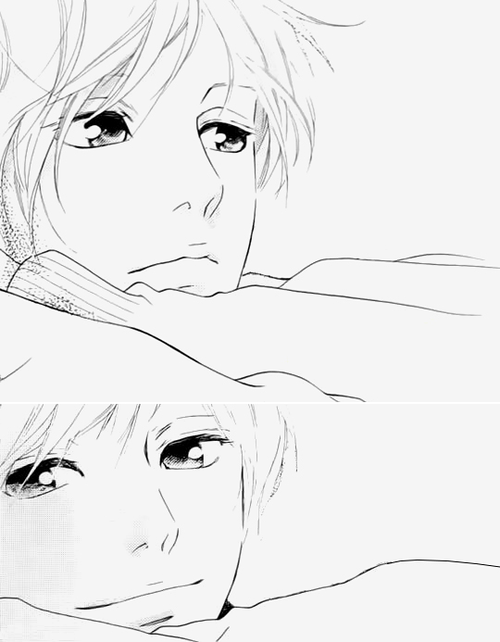 حزينة انمي حب