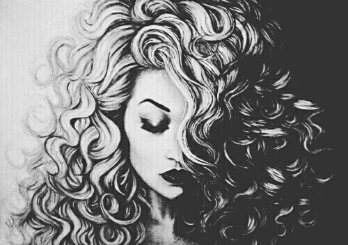 رسم بنت حزينة