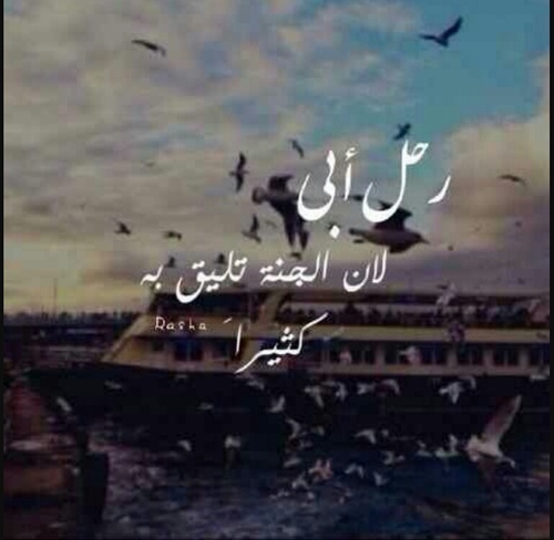 على وفاة الاب 1