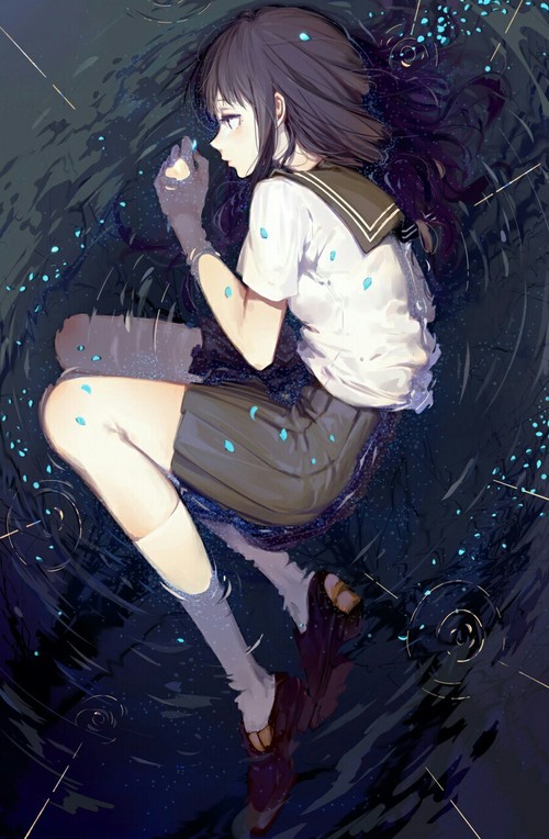 الصور الحزينة بنات انمي