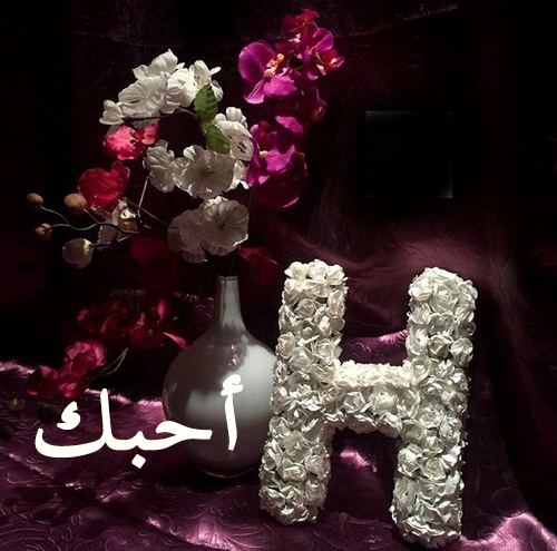 صور كلمة احبك حرف H