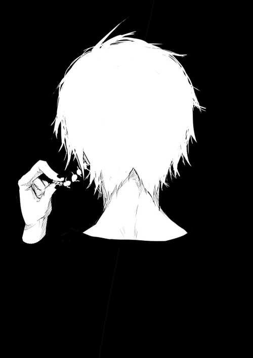 انمي اسود