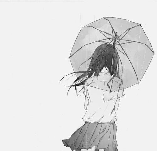انمي ابيض واسود