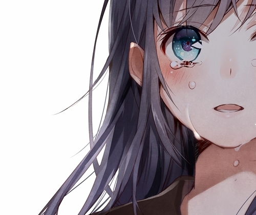 بكاء بنت انمي