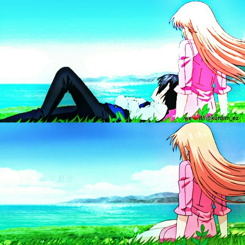 حزينة انمي