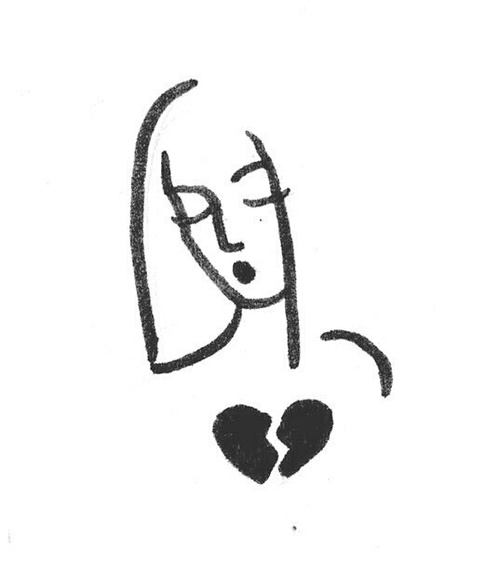 حزينة رسم 2