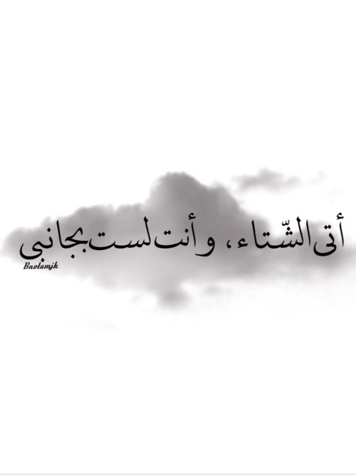 عن الغائب البارد