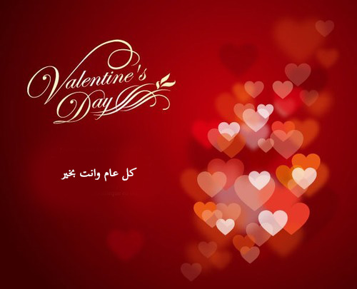 عيد الحب مكتوب عليها للحبيب 4