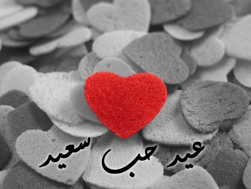 احمر عيد حب سعيد