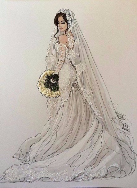 عروسة رسم