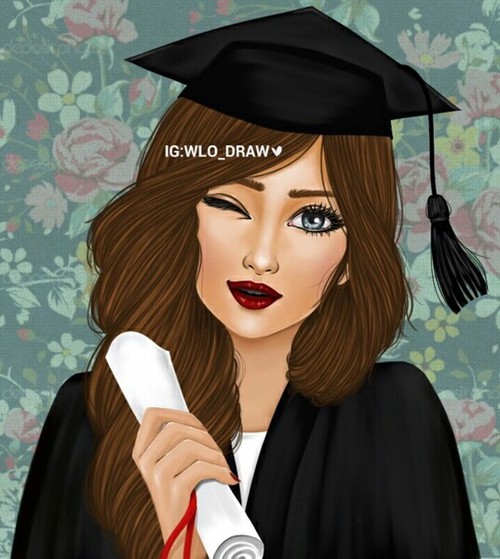 تخرج كرتون بنات 4