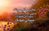 كلام مسائي صوتك 19 كلام مسائي صوتك