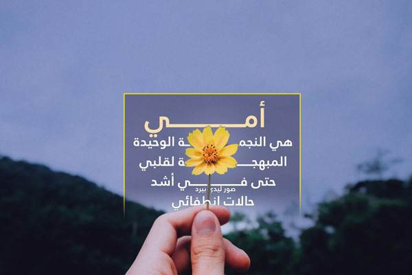 عن الام