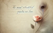 DALL·E 2024 11 09 16.20.33 A sophisticated elegant image for an article titled The Most Beautiful Philosophical Quotes on Love. The image should include a background of aged