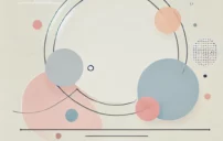 DALL·E 2024 11 09 16.29.16 A simple and professional design with soft pastel colors featuring abstract geometric shapes like circles and lines creating a calm and elegant atmos